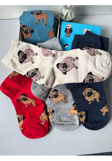 Homesocks Corgi Ayakkabıları 5 Çift Çorap Seti 227036463 Gri