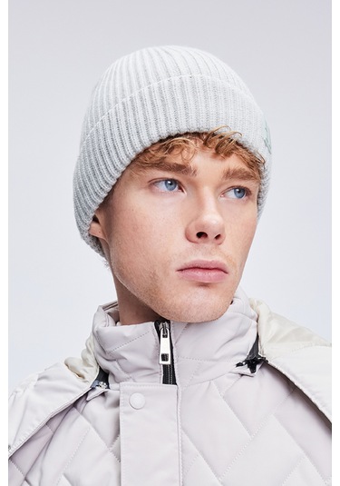 Gri Düz Örgü Bere 323024etc001 007 Gri