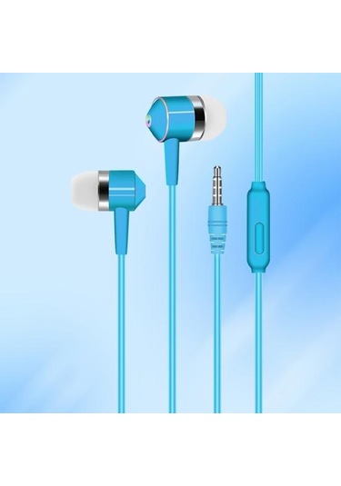 Mikrofonlu Kablolu Kulaklık Rahat Kablolu Kulaklık Çevreleyen Bas Ses Müzik Çağrısı İçin Kulak İçi Kulaklık