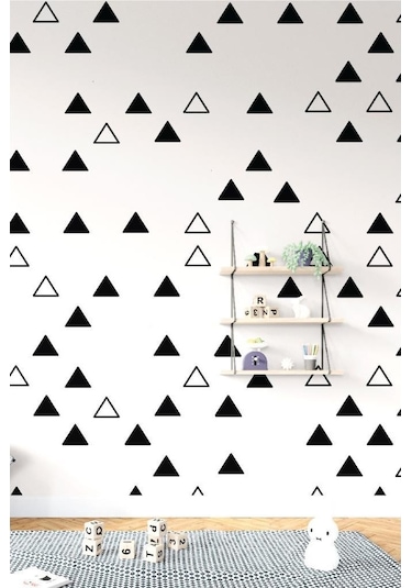 Modern Üçgen Duvar Sticker, Bebek Ve Çocuk Odası Dekoratif Duvar (552800319)