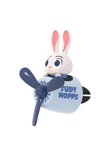 Snapbuy Oto Koku Kiti, Klimaya Takılan Pervane Tasarımıyla Sevimli Süs, 2 Çeşit Koku Dahil Judy Tavşan