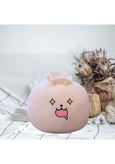 Homyl Bao Bun Dolması Peluş Hamur Yastık Yuvarlak Baozi Çok Stil B