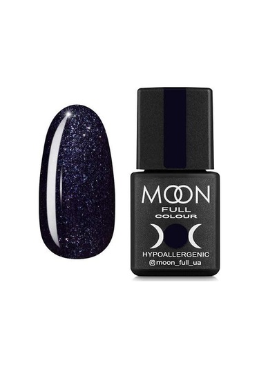 Moon Full Kalıcı Oje Classic Simli Siyah No:189