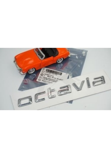 Skoda Octavia 2007-2017 Yeni Nesil Bagaj Krom Abs 3M 3D Yazı Logo
