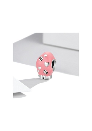 Fastbuy S925 Ayar Gümüş Pembe Eldiven Boncuk, For Pink Gloves, Çok Renkli, Kadınlar İçin El Divanları İçin Çok Renkli