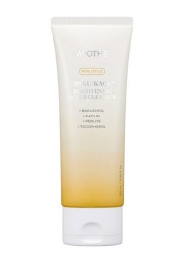 Apothe Baku Kaol Brightening Scrub Cleanser 100 Ml