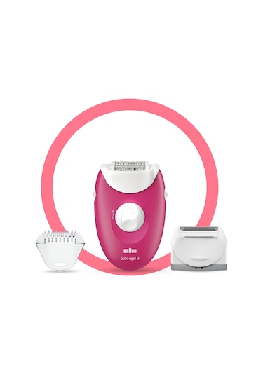 Braun Silk-Epil 3 3410 Kablolu 3 Ek Parçalı Epilatör