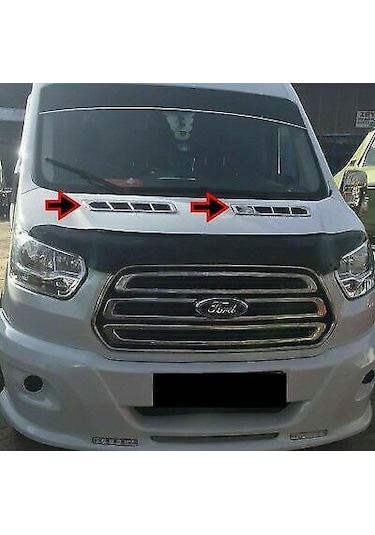 Ford Transit Krom Kaput Üstü Havalandırma 2 Prç. 2014 Sonras
