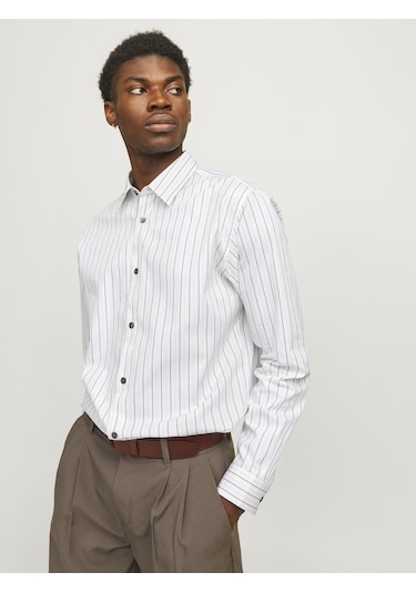 Erkek Relaxed Fit Gömlek - Bushwick - 12260628 White