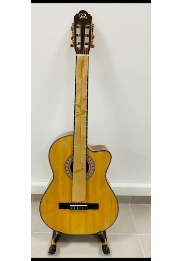 Puka R-966C Bubinga Gövde Sedir Kapak Sap Ayarlı Klasik Gitar-4/4