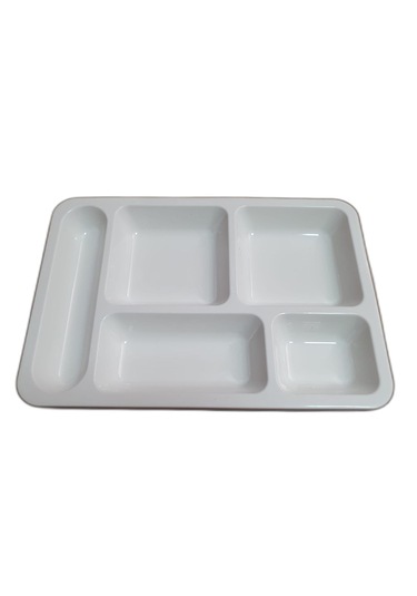 Polikarbon Kırılmaz Çocuk Tabldot Beyaz 25adet