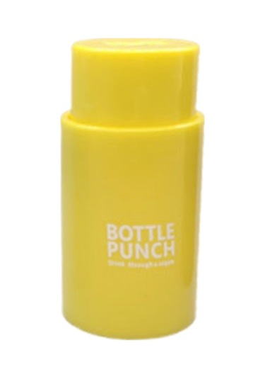 Suntek Piknik Evi İçin Taşınabilir Su Şişesi Kapağı Delme Sarı