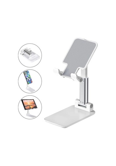 Joyhub Betty Becky Telefon Tutucu Standı Metal Masaüstü Tablet Tutucu Katlanabilir Uzatma Braketi Siyah Havalandırma