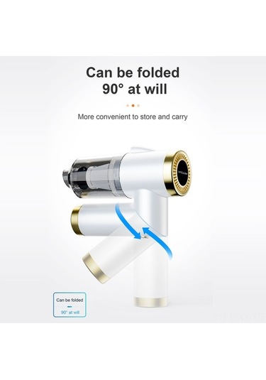 Besthome1 Taşınabilir Kablosuz Araç Şarjlı Süpürge - 9000pa Güçlü Emiş, 120ml Hazneli, Katlanabilir Q8 Modeli