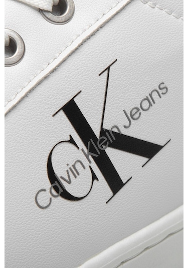 Calvin Klein Erkek Ayakkabı Ym0Ym00491 Yaf Beyaz (554998531) Beyaz