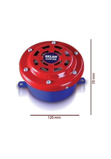 Selda İkaz Kornası Siren Döküm 220 Volt