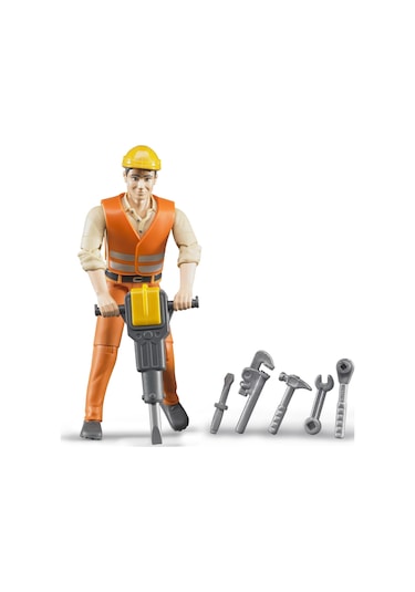 Bruder Inşaat Işçisi Ve Aksesuarları Br60020
