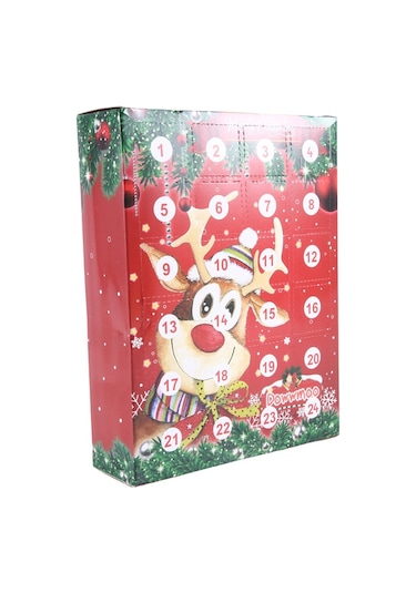 Çocuklar İçin Noel Advent Takvimleri Anahtarlık Süslemeleri Dekorasyon