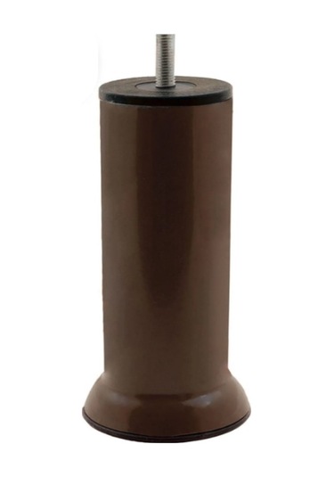 Mobilya Kanepe Baza Koltuk Çekyat Yükseltme Ayağı Kalın Diş M10 Kahverengi Plastik 15 Cm 4 Adet Kahverengi