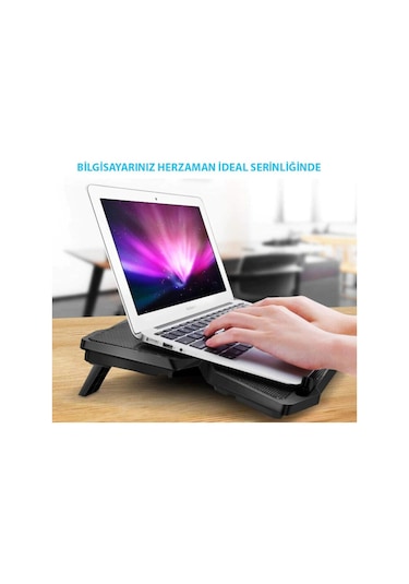Coolcold 4 Fanlı 12" - 17.3" Gaming Notebook Soğutucu