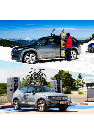 Dacia Renault Duster 2018-2025 Uyumlu Turtle Air-1 Full Kit Tavan Ara Atkı Seti 1002 82-86cm Siyah