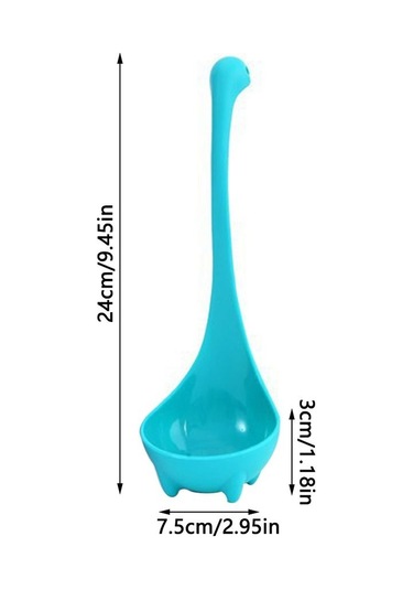 Nessie Çorba Kepçesi Loch Ness Tasarım Dik Kaşık Ev Mutfak Bar Pişirme Aksesuarları