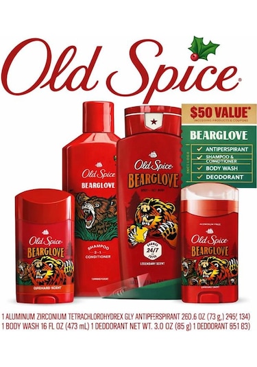 Old Spice Bearglove Gift Set Diğer