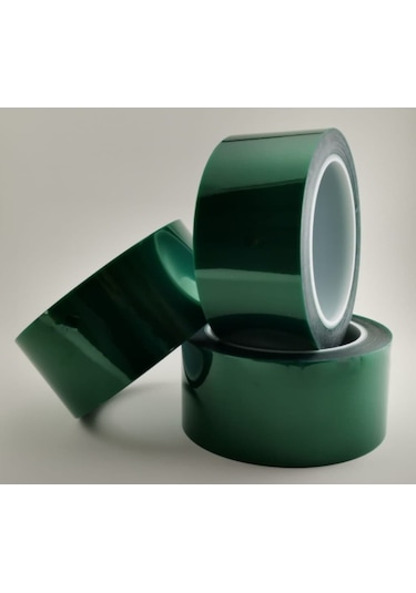 50 Mm X 66 Mt (±1 Mt) 0,60 Micron-Isıya Dayanıklı Yeşil Bant
