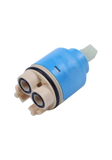 Ulzyvf 2x Mavi Fildişi Plastik 35mm Musluk Musluk Kartuşu, Güçlü Tüketiciler İçin