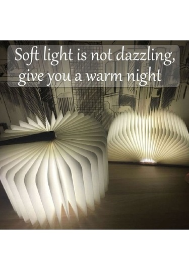 Fastbuy Led Usb 5v Şarj Edilebilir Manyetik Katlanabilir Kitap Şeklinde Masa Lambası - Haki 275a49 Haki Haki