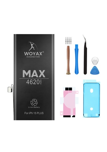Woyax İphone 15 Plus Uyumlu Premium Batarya 4620 Mah Yüksek Kapas