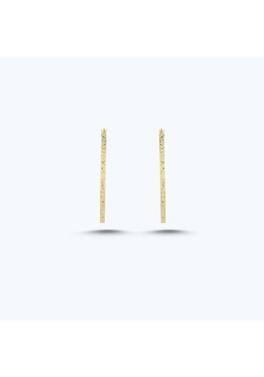 Altınbaş Altın Halka Küpe Akp0246-y-25977-30mm Çok Renkli