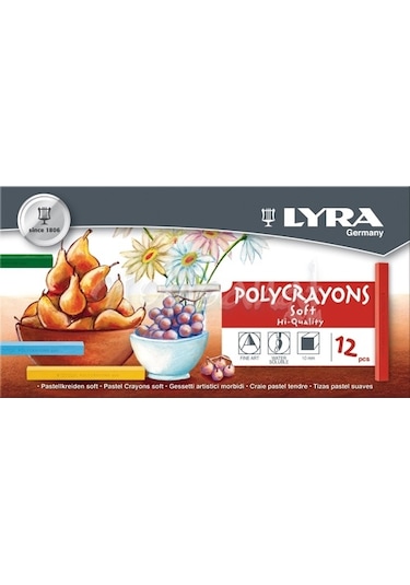 Lyra Polycrayons Toz Pastel Boya 12 Renk 5651120