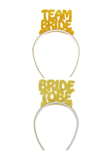 Gold Altın Sarı Bride To Be Partisi Seti