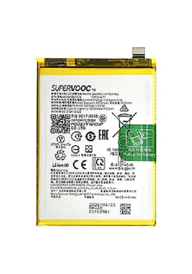 Oppo Reno 12 Pil Batarya Blpa79 Supervooc