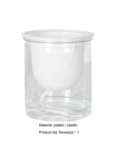 Lebihmurah 2099 Helloworld Saksı Vazo Dekoratif Görünür Su Seviyesi Bitki Tutucu