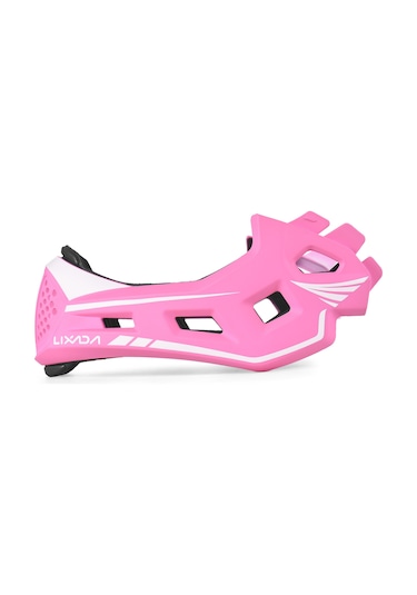 Lixada-Çocuklar Ayrılabilir Tam Yüz Kask Çocuk Sporları Yb18542P Pembe