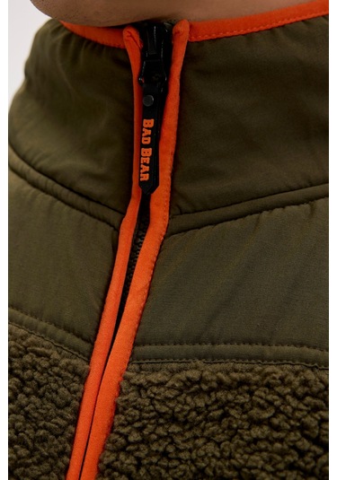 Galvin Haki Erkek Full-zip Polar Sweatshirt Haki