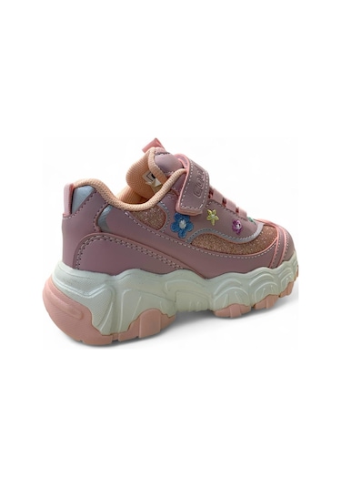 Cool Bella Kız Çocuk Okul Öncesi Rahat Sneaker Pudra