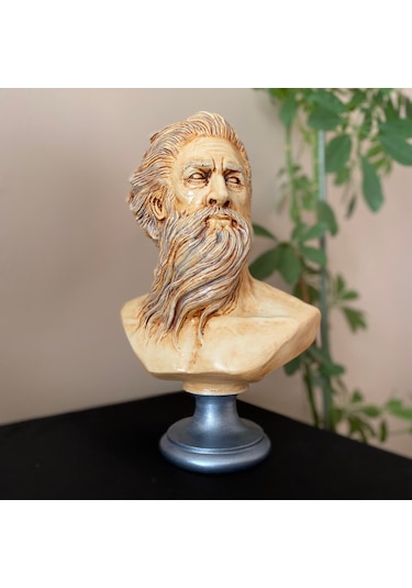 Poseidon Antik Büst Heykel