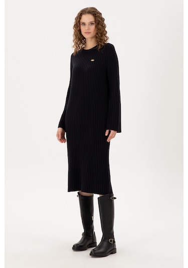 U.s. Polo Assn. Kadın Lacivert Elbise Triko 50297079-vr033 Lacivert