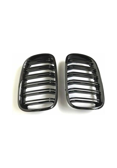 Bmw X6 E71 Çift Şeritli Ön Panjur Izgara 2006-2013 Arası Parlak S