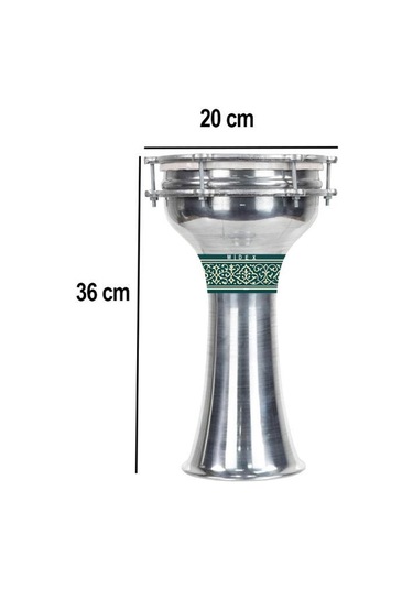 Midex Dbk-03 Alüminyum Düz Klasik Darbuka No.3 36x20 Cm