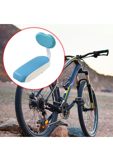 Suntek Bisiklet Arka Koltuk Minderi Sırtlıklı Çocuk Mavi Mavi