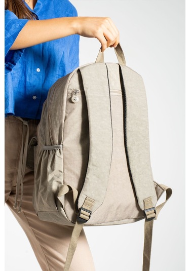 Ultra Hafif Çok Cepli Su Geçirmez Okul Çantası Laptop, Notebook, Okul, Spor, Seyahat Vizon 571-2a-1 Vizon