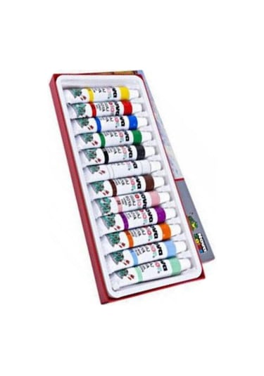 Novacolor Guaj Boya Seti 12 x 12 ML Çok Renkli