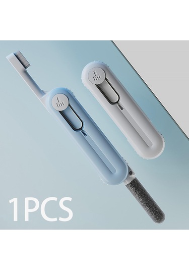Homyl Temizleme Fırçası Kulaklık Çok Fonksiyonlu Mavi Mavi
