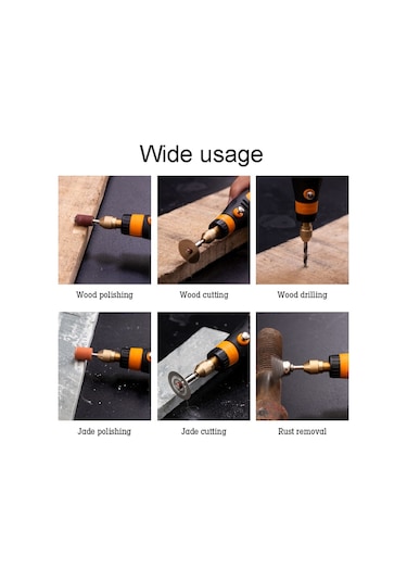 Sones Hılda 3.6v Elektrikli Taşlama Kalemi Hassas Oyma Mikro Elektrikli Matkap, Model: 32'si 1 Arada