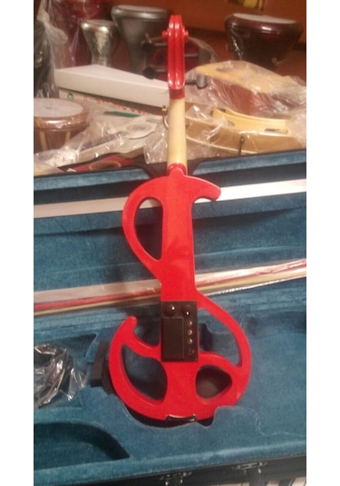 Victor Kare Kutulu Elektro Keman Seti Çok Renkli