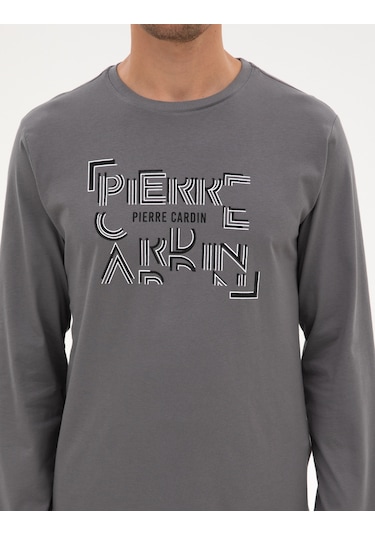Pierre Cardin Erkek Koyu Gri Pijama Takım 50322652-vr080 Koyu Gri